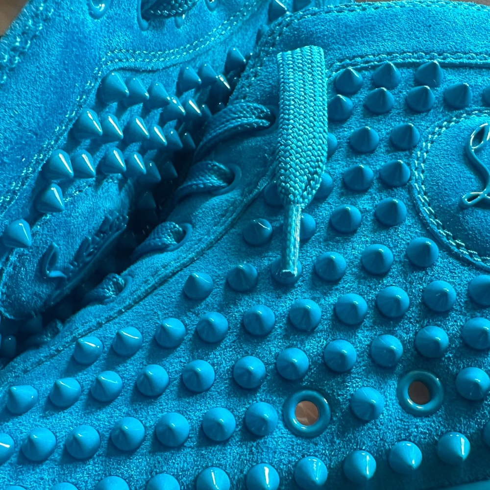 Louis Allover Spikes High Top Sneaker (Men)